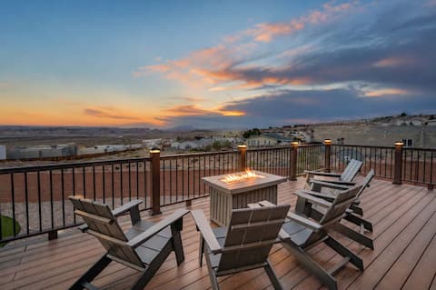 [The Hideaway] 50 MileViews, Sleeps 8, Boat Garage