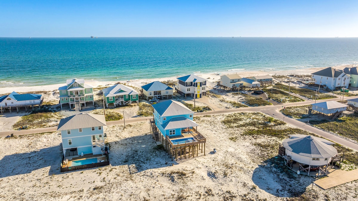 Gulf View Beach House with Private Pool