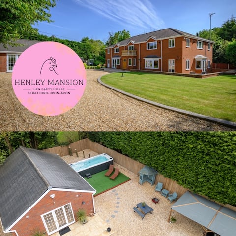 Hen Party House 4BR Mansion (Pool, Gym) sleeps 15