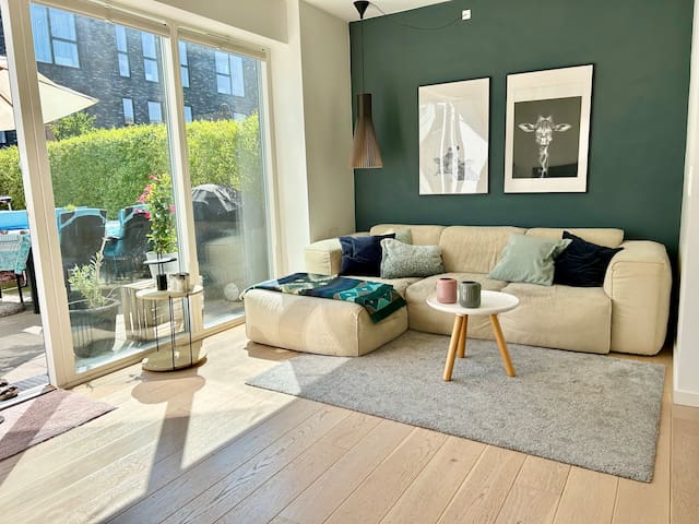 Byhus med top beliggenhed