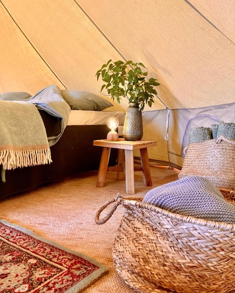 Glampingtent op ‘t Gagel