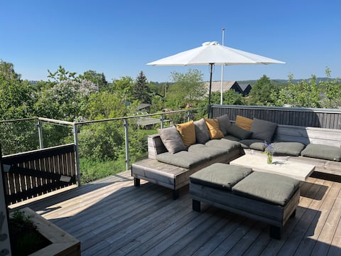 Family house close to forest and water