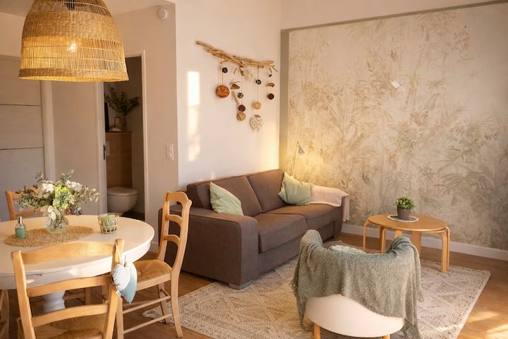 Duplex 50m2: Clim Piscine + Jardin à 5min Biarritz - Bayonne