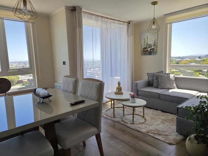 Loft Céntrico Con Vista A Laguna Y Estacionamiento - San Pedro de la Paz