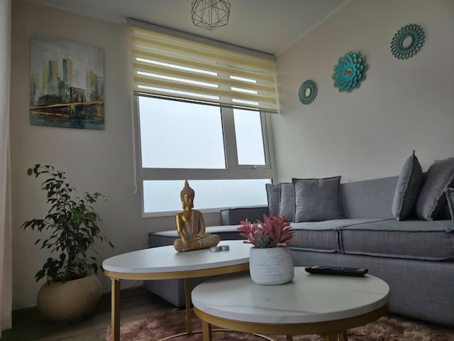 Entire home with 2 bedrooms in Concepcion - Loft céntrico con vista a laguna y estacionamiento