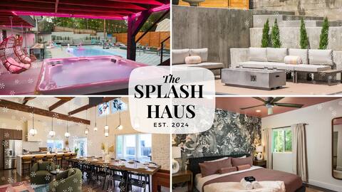 Lux Pool House! Hot Tub, Games, Fire Pit, Mini Put
