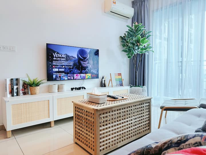 Premium 2br Apartment Bm 7pax@metropol Near Kpj - Perai