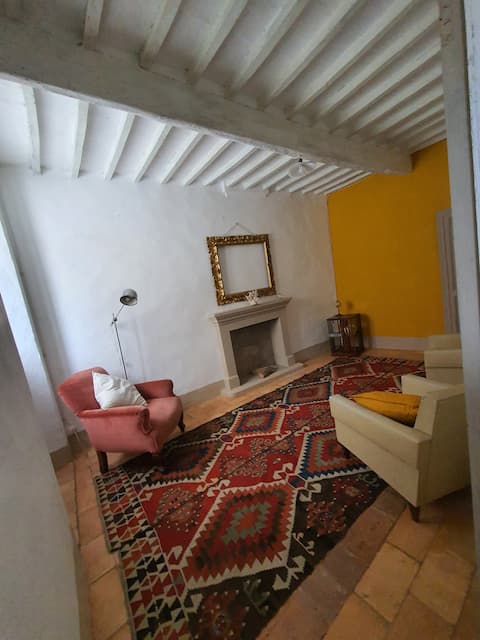 Entire accommodation. Historic house in the village.