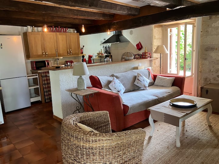 Maison En Pierres Avec Piscine Privée, - Brantôme