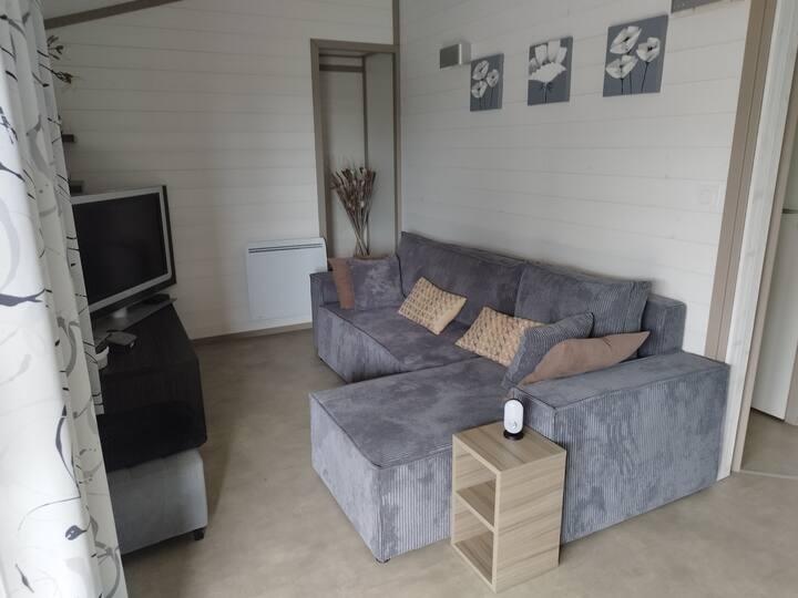 Chalet Jacuzzi Piscine Camping 5* Parc Aquatique - Bréville-sur-Mer