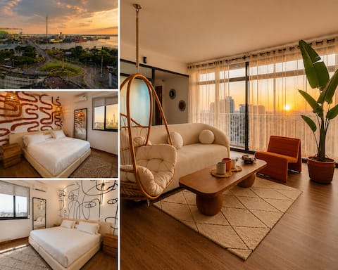 Lagoon view. Premium comfort. Central plateau