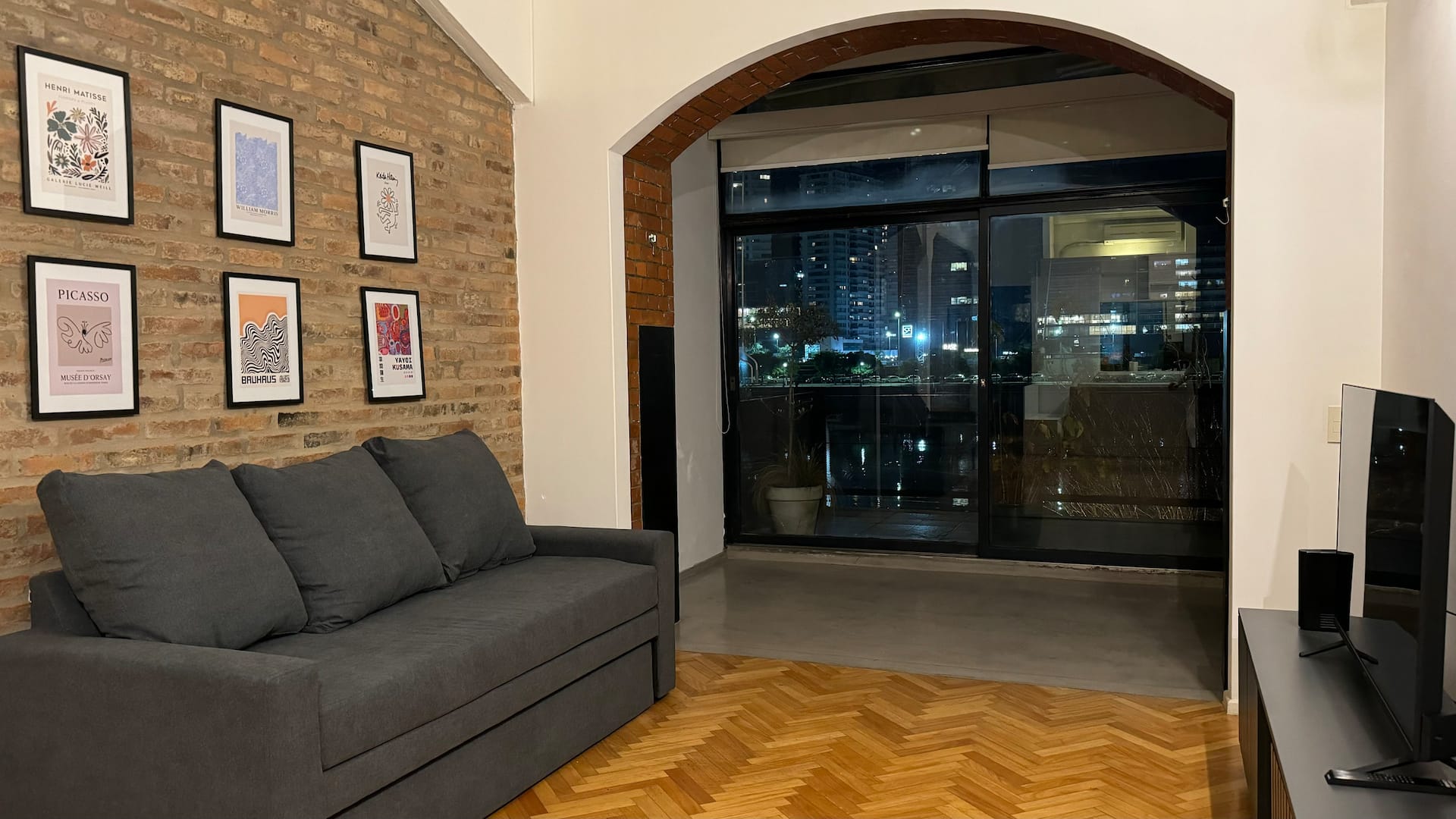 Departamento con terraza privada en Puerto Madero