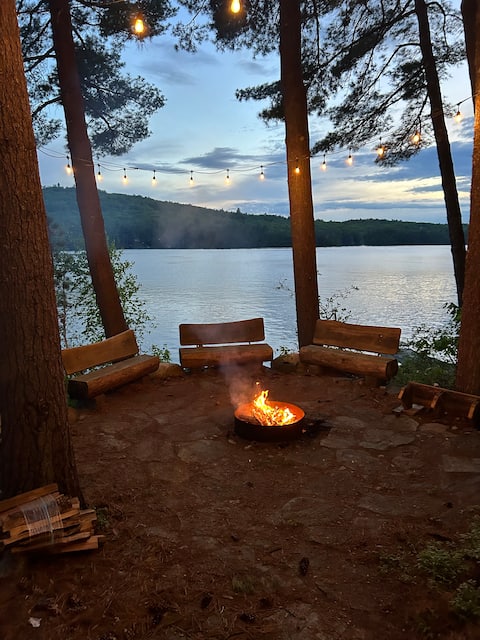 Lakefront Pine River Pond