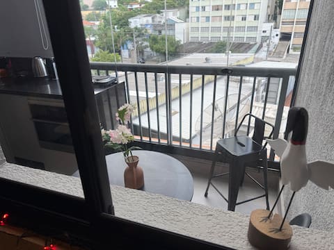 Successful Airbnb property: Modern, well-located studio | Vila Madalena in Pinheiros