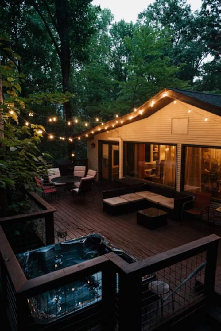 Hot Tub/large Deck/fire Pit/dog Friendly - Lake Lure, NC