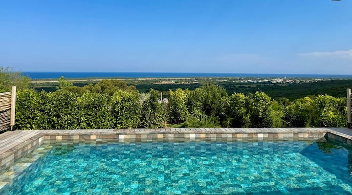 Splendide Villa Vue Mer Avec Piscine Privative - Corse
