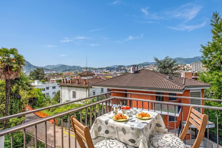 Casa Nova Bella With Free Parking - 盧加諾