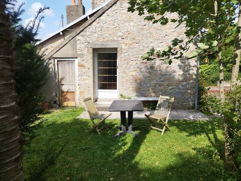 Gite with garden and fiber
