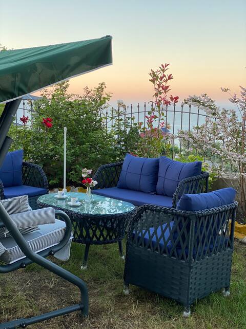Sea and nature views 
9 bed villa