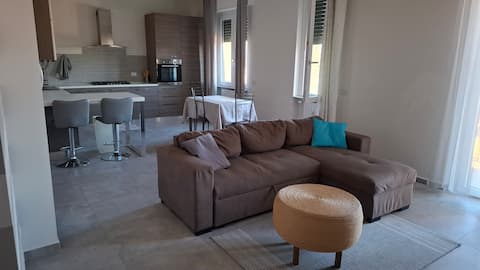 Apartment on the seventh floor.