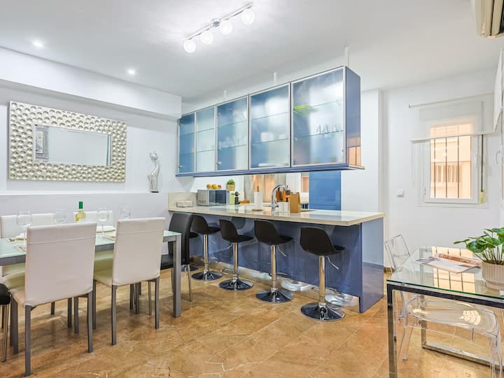 Fn Tranquilo Amplio Apt 2bd Y 2bth En San Lorenzo - Séville