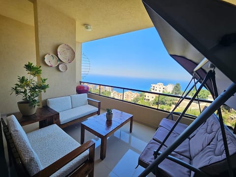 spacious apartment open sea view