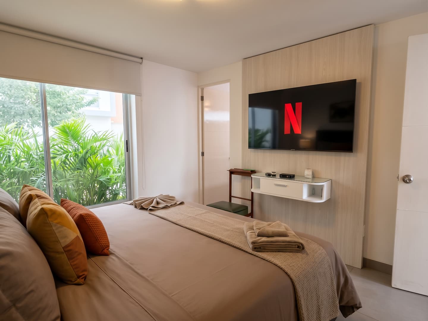 Bedroom at Cala del Mar beach house