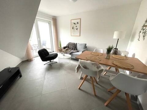 Duplex apartment in new construction
