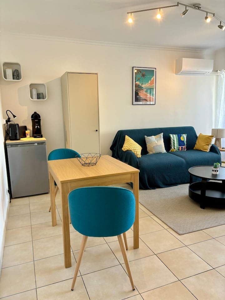 Studio Climatisé Proche Plage - Juan-les-Pins