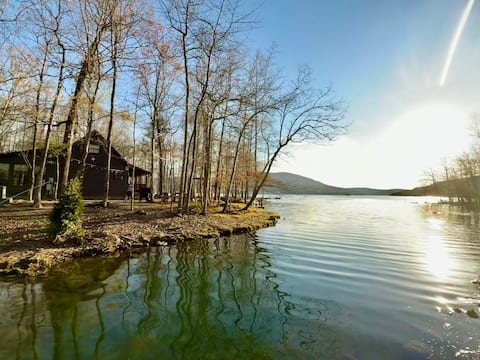Views forever, Lakefront CrossCreek Cabins