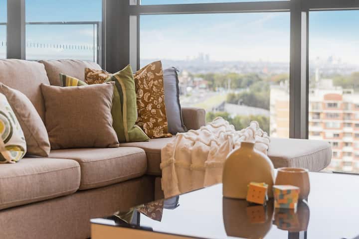 City Views&train&convenient 3b2b1p Apt In Homebush - Strathfield