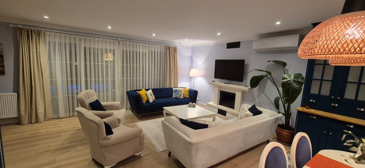 Özel villa, ısıtmalı havuz, benzersiz tatil.