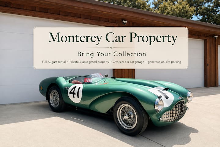 Gated Monterey Car Property (With 4-car Garage) - Big Sur, CA