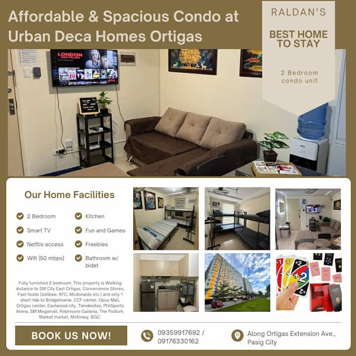 Affordable Ortigas Ext. Pasig Condo W/wifi,netflix - Cainta