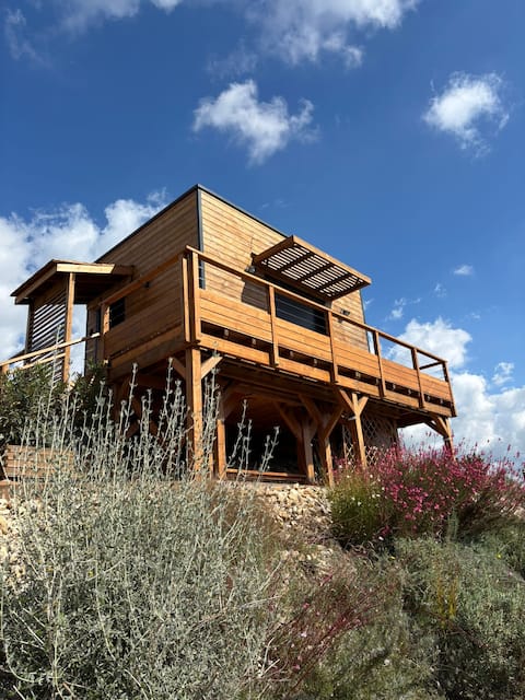 Unusual room on stilts