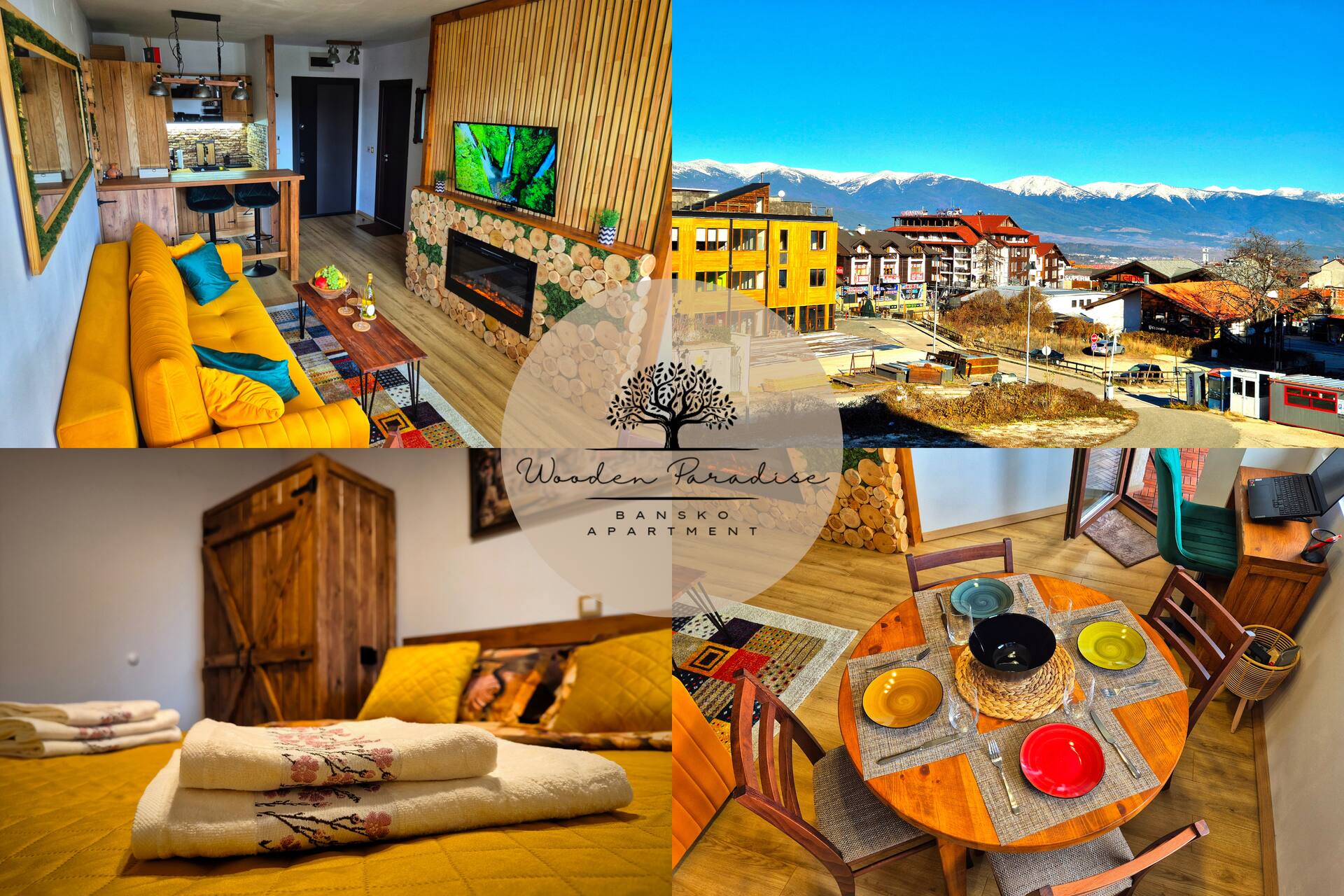 3 min walk to lift, cozy flat + view, parking