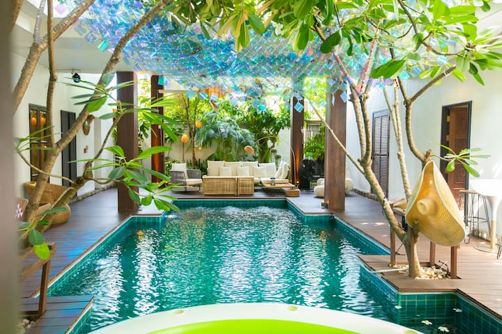 2 号bangna KTV 台球桌 私密性别墅 gallery image 4