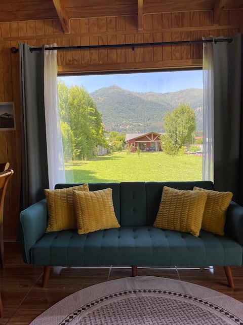 Popular Airbnb listing: Comfort and a beautiful view of the volcano in Melipeuco