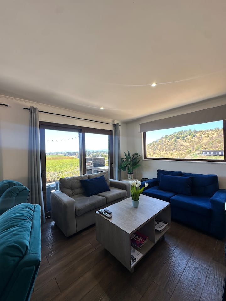 Bello Lodge Con Vista Panoramica En Santa Cruz - Colchagua