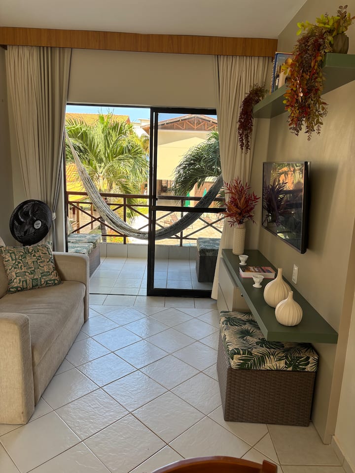 Flat Para 1 (Um) Casal + 2 Crianças Ou 3 Adultos. - Aquiraz