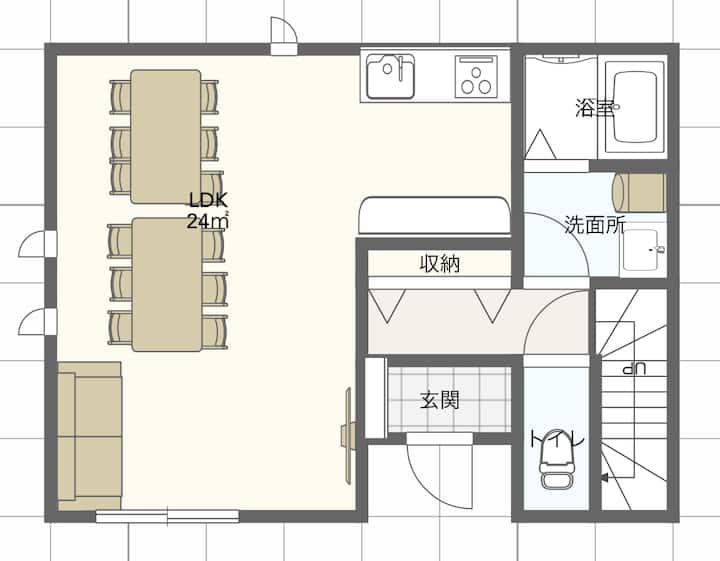 ベビー用品充実!/Play Ground&bbq/大型テレビで家族だんらん/シアタールーム/13名可 - Kumamoto