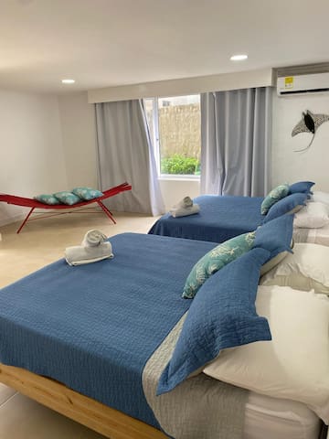 Entire home with 1 bedrooms in San Andres - Savannah Inn 103 Family Apartment