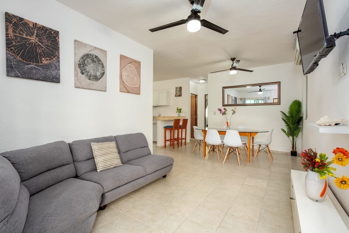 Successful Airbnb property: Centerapartment 7 blocks to the beach ground floor in Centro