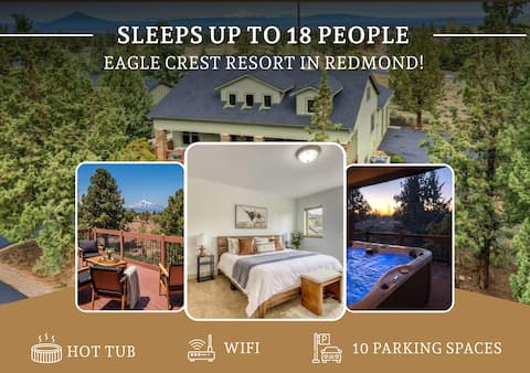 Lux Retreat in Eagle Crest Hot-Tub | Games | Views