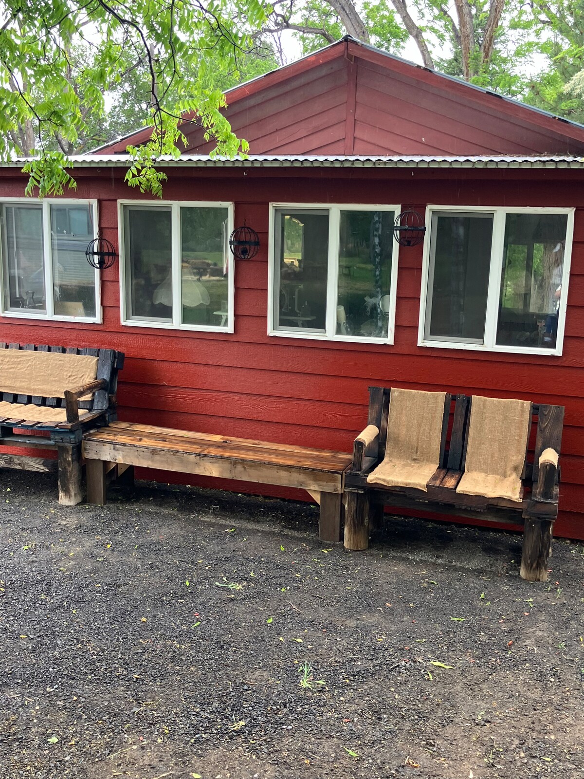 Granero único con chimenea Graneros en renta en Hagerman, Idaho