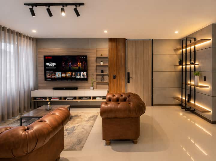 Luxury Jacuzzi Apt In Laureles | Ac & Netflix - Medellín