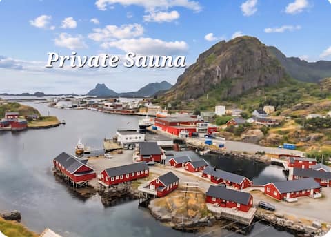 Ytterviks Rorbu Lofoten. Private Sauna.