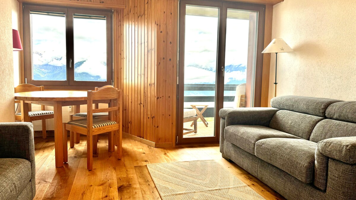 Popular Airbnb listing: Charming apartment for rent in Nendaz
