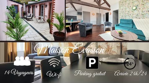 Vichy Escape Apartment Set with 14 beds