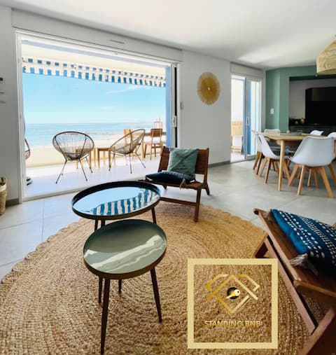 "Lanzaroch" F3, Sea View & Beach, Air-Conditioning, Garage & Park